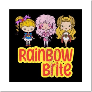 Rainbow brite t-shirt Posters and Art